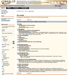 Simap - Elsevier University of Bern