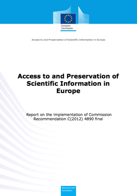 Access to and preservation of scientific information in Europe